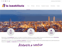 Tablet Screenshot of lainmobiliariabcn.com